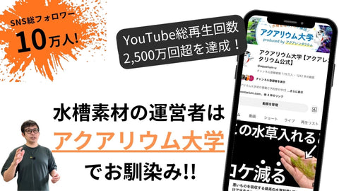 はじめて水槽素材をご利用の方へ